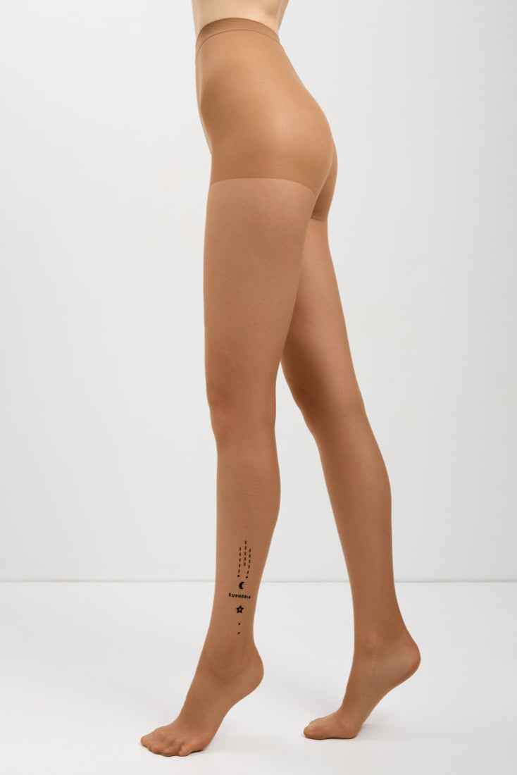 Fantasy Tights Conte Euphoria - Voluminous Flock Pattern