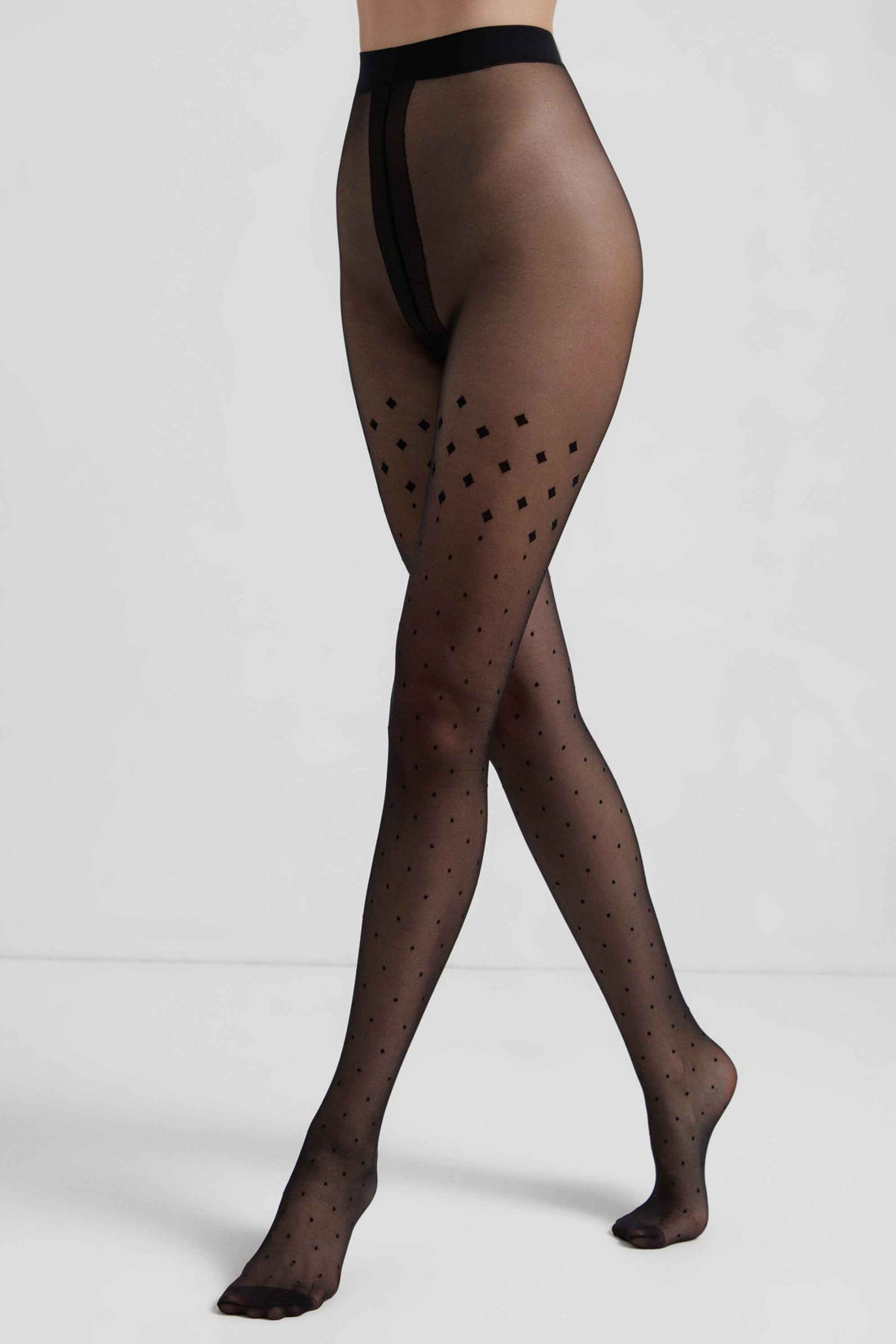 Fantasy Tights Conte Evening - Stockings Dots Triangles