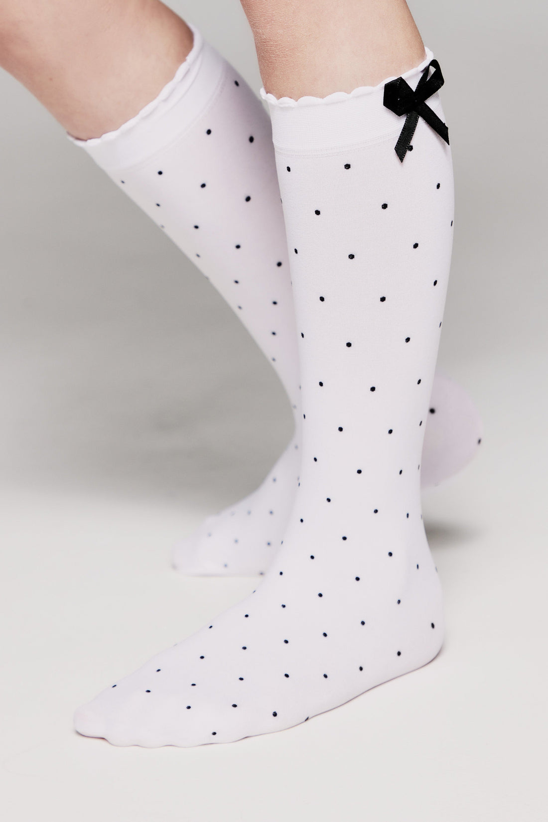 Conte Knee-Highs for girls Evie 50 Den - Decorative Bow