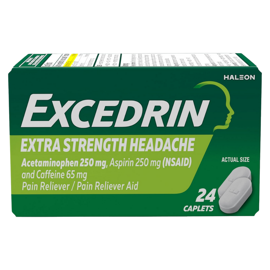 Excedrin Extra Strength Acetaminophen/Aspirin/Caffeine Tablets (24 count) by Farmacias Savia