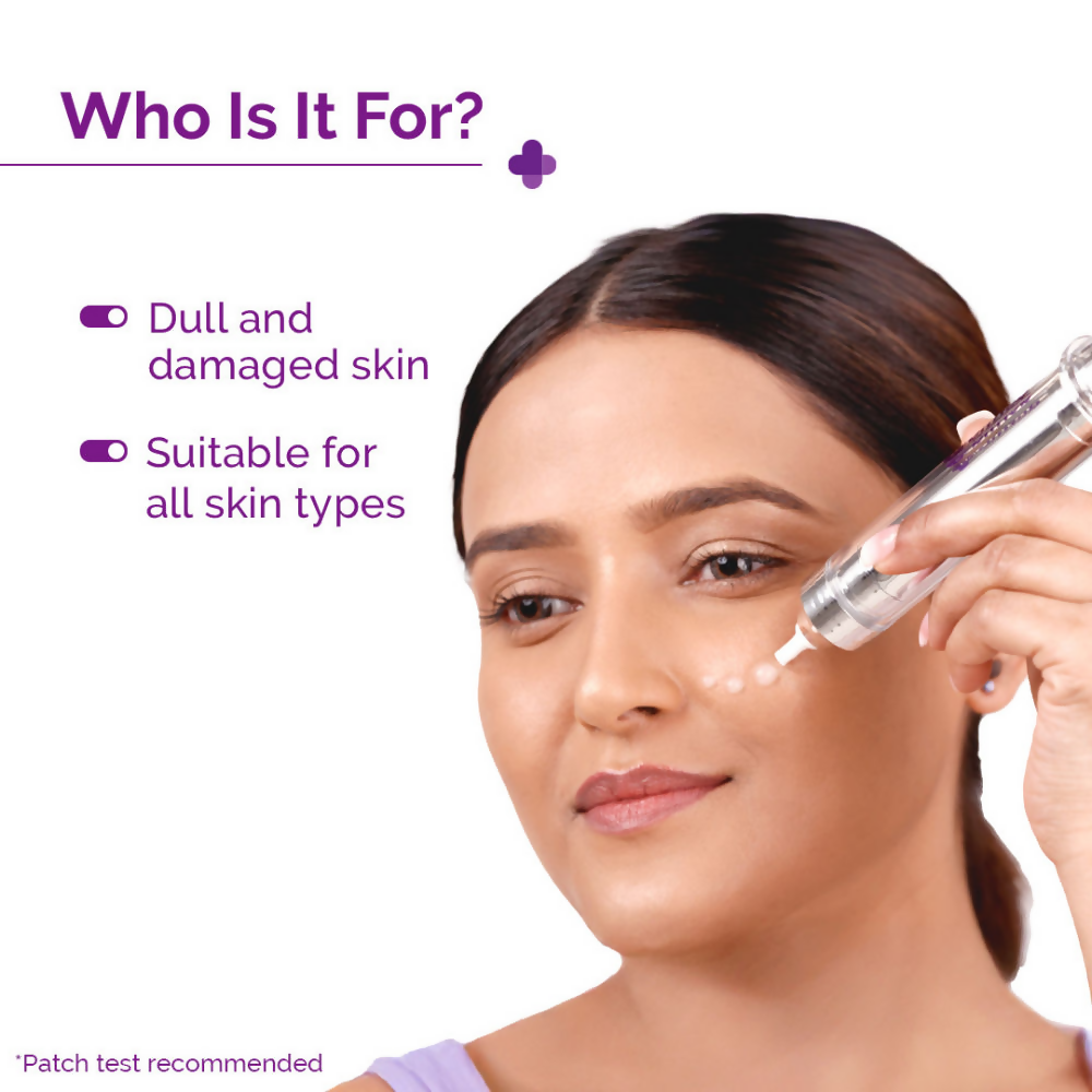 The Derma Co 50000 PPM Vitamin C Microneedle Face Serum Shot for Bright &amp; Glowing Skin