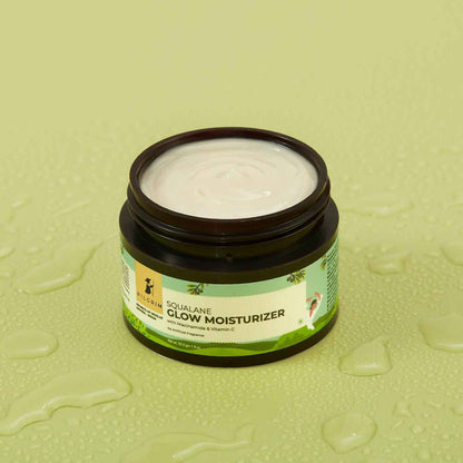 Pilgrim Glow Moisturizer Face Cream With Niacinamide &amp; Vitamin C For Glowing Skin, Dry Skin Hydration, Non-Greasy