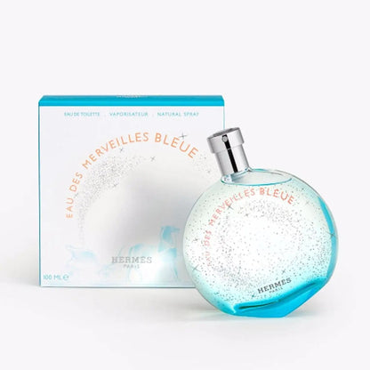 Eau Des Merveilles Bleu By Hermes For Women 3.4 oz EDT Spray by perfumesandrea
