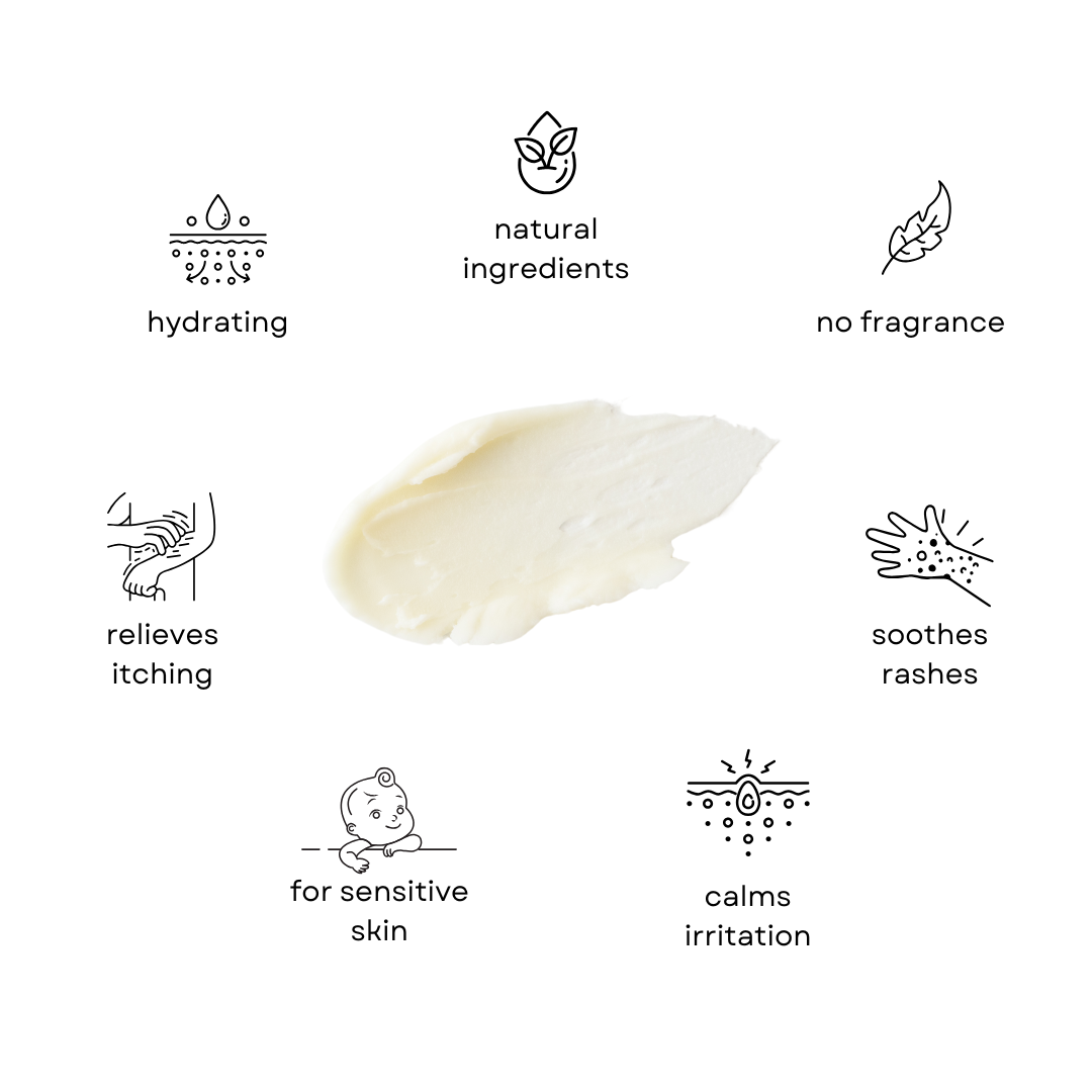 Baby Diaper Rash Relief Balm by Irene Organics