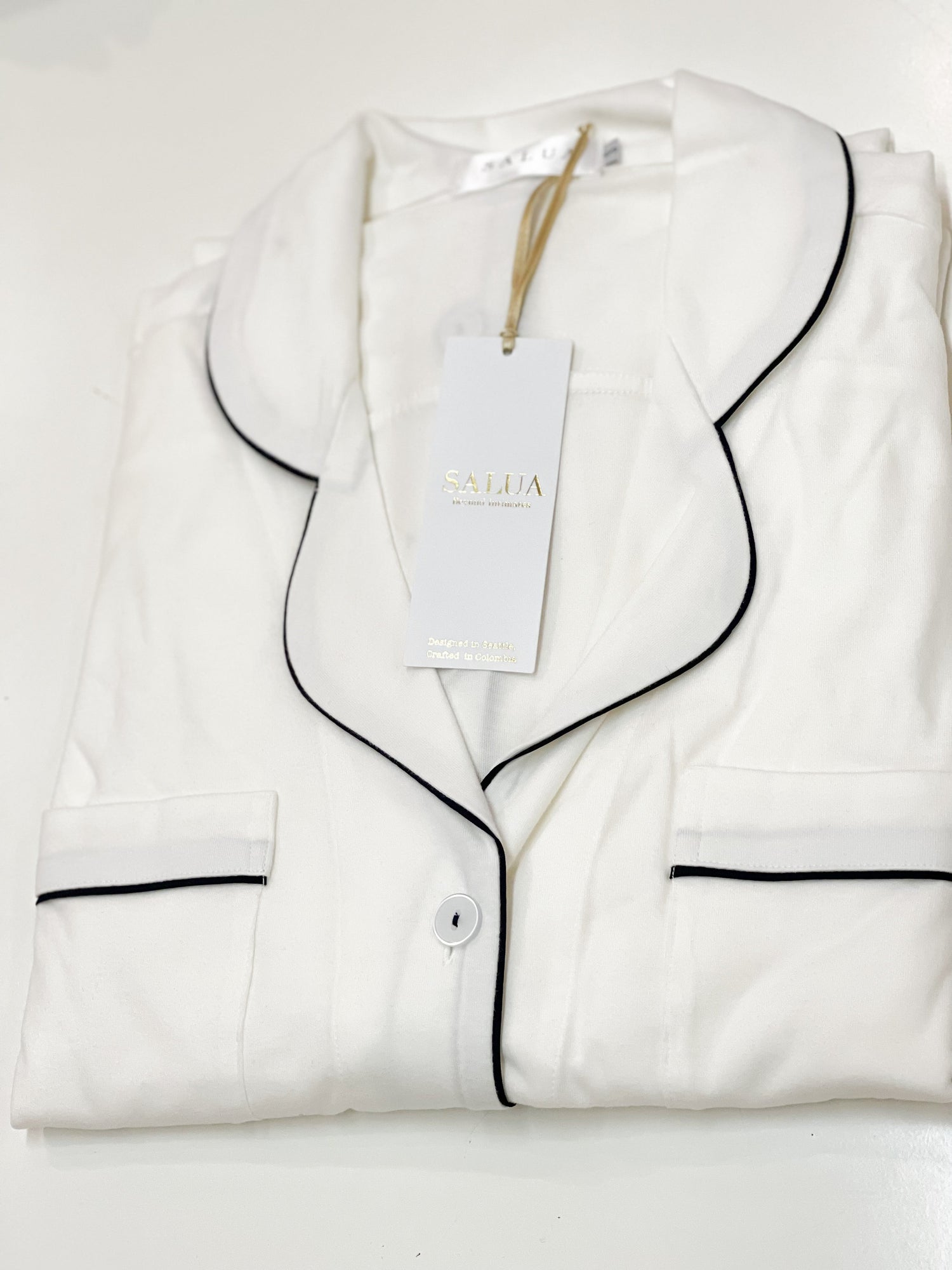 Long Luxury Sleep Shirt in Brushed Pima Cotton