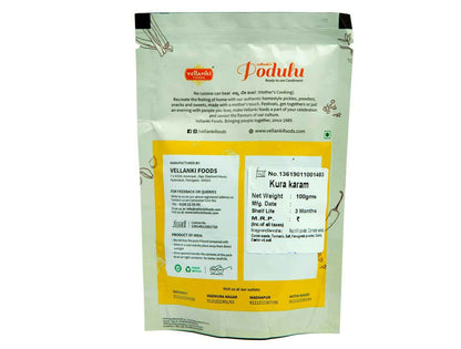 Vellanki Foods Combo Powders - Rasam Podi, Sambar Podi, Kura Karam (250 gms Each)