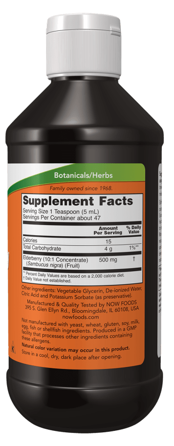 Elderberry Liquid by Country Life Natural Foods