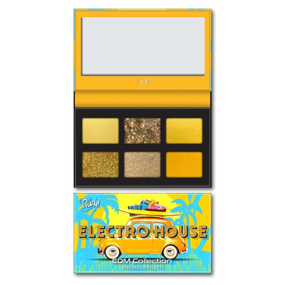 RUDE EDM Collection Eyeshadow Palette - Electro House 