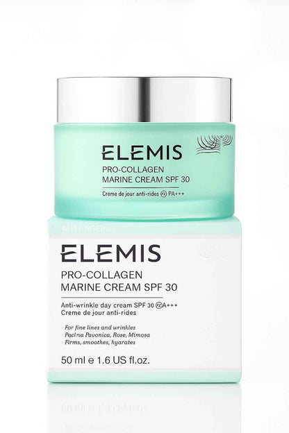 ELEMIS Pro-Collagen Marine Cream SPF 30, Lightweight Anti-Wrinkle Daily Facial Moisturizer
