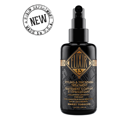 18.21 Man Made Elixir 13 Sweet Tobacco Styling &amp; Thickening Treatment 3.4 oz by Pasteur Pharmacy