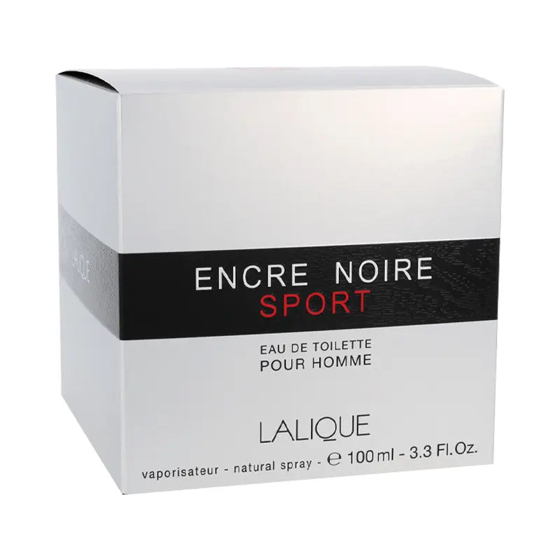 Encre Noire Sport By Lalique For Men 3.3oz EDT Spray by perfumesandrea