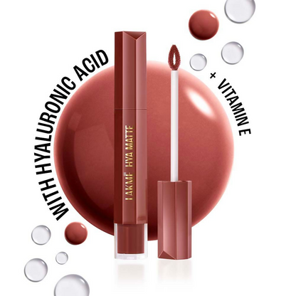Lakme 9to5 Hya Matte Liquid Lipstick + Hyaluronic Acid - Vacation Nude