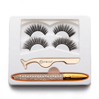 No-Glue Lash Kit – Waterproof Liner, Reusable Lashes &amp; Vegan Formula by EpiLynx