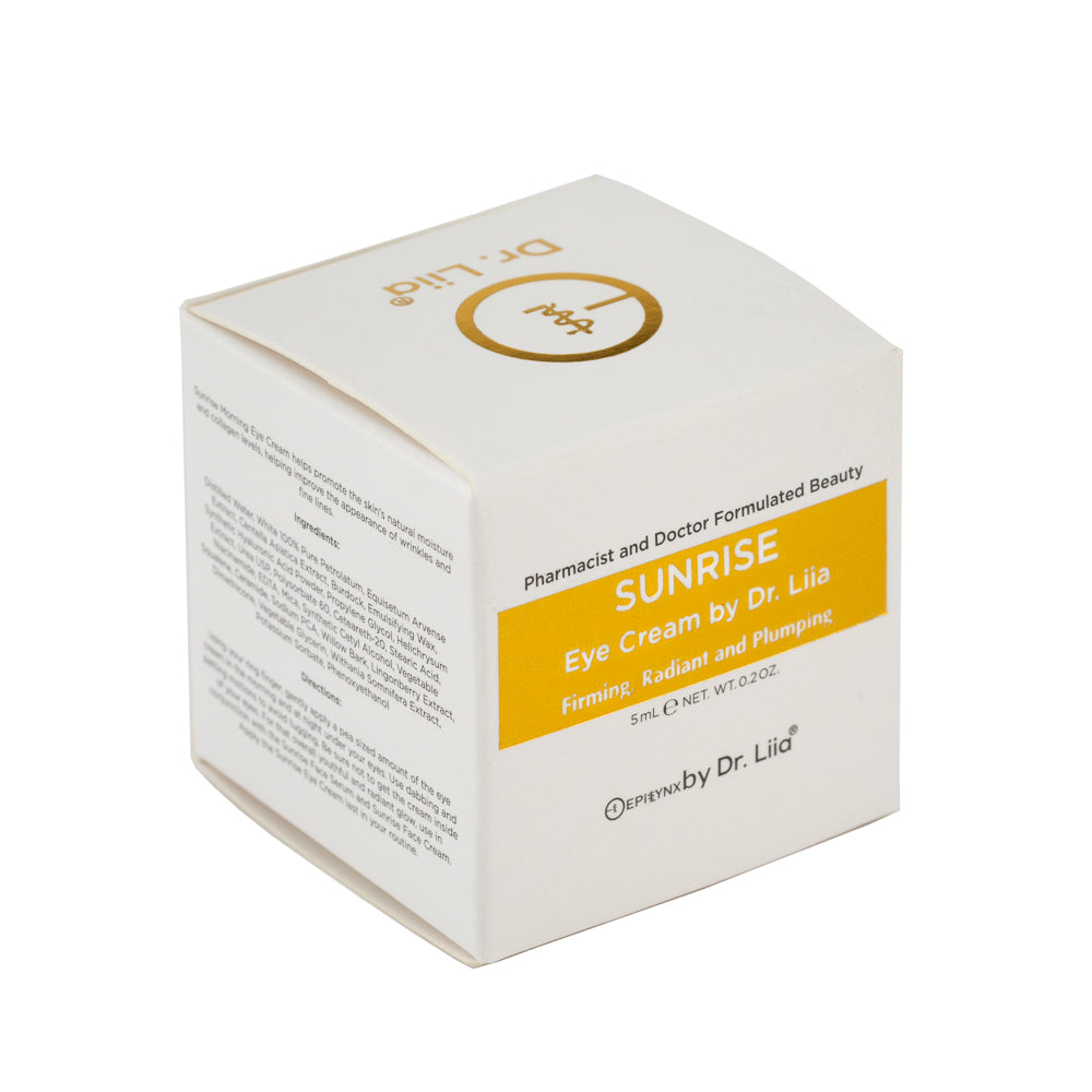 Sunrise Nourishing &amp; Firming Eye Rescue Cream – Radiant Glow (Vegan, Gluten-Free, Sensitive-Skin Safe) by EpiLynx