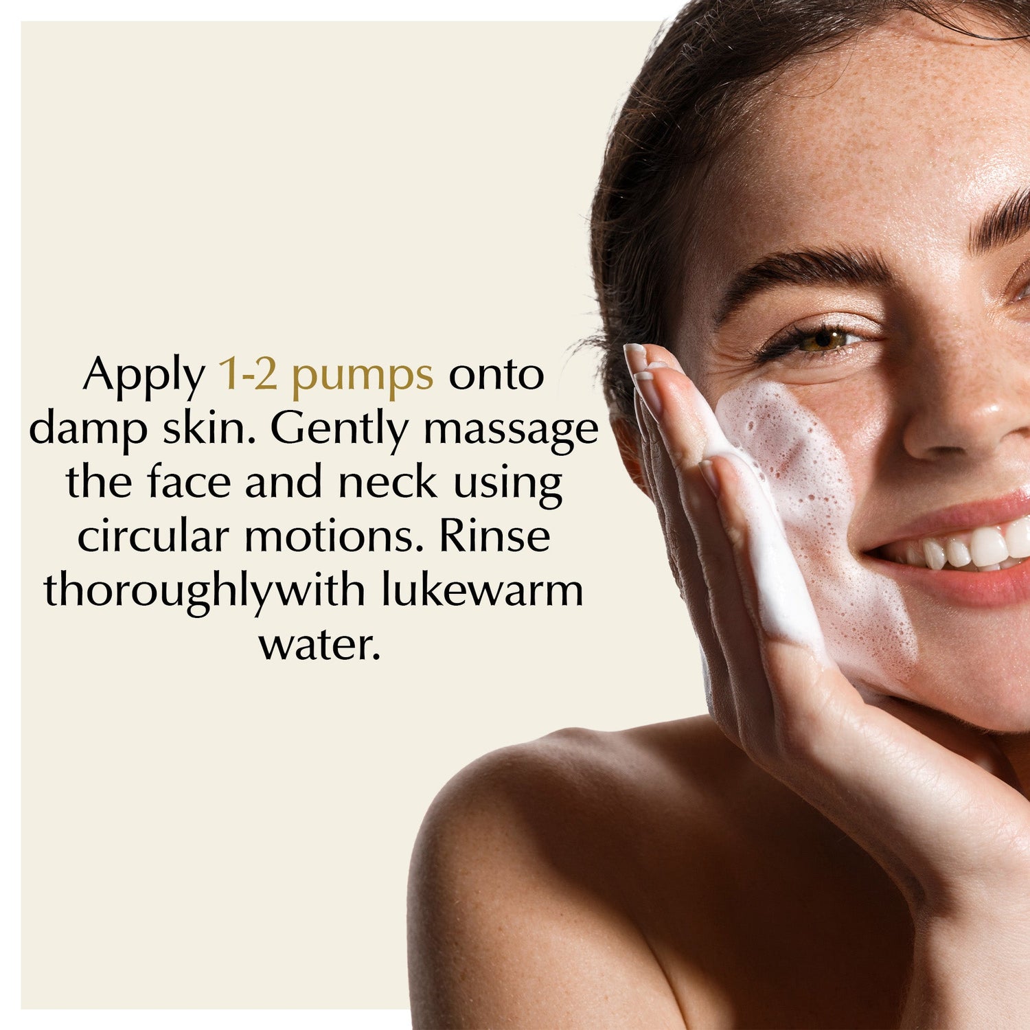 Gentle Foaming Facial Cleanser – Aloe, Apple &amp; Ashwagandha for All Skin Types by EpiLynx