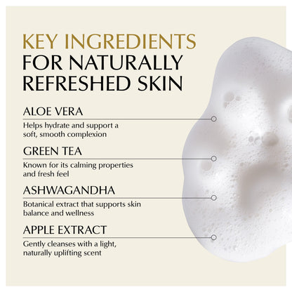 Gentle Foaming Facial Cleanser – Aloe, Apple &amp; Ashwagandha for All Skin Types by EpiLynx