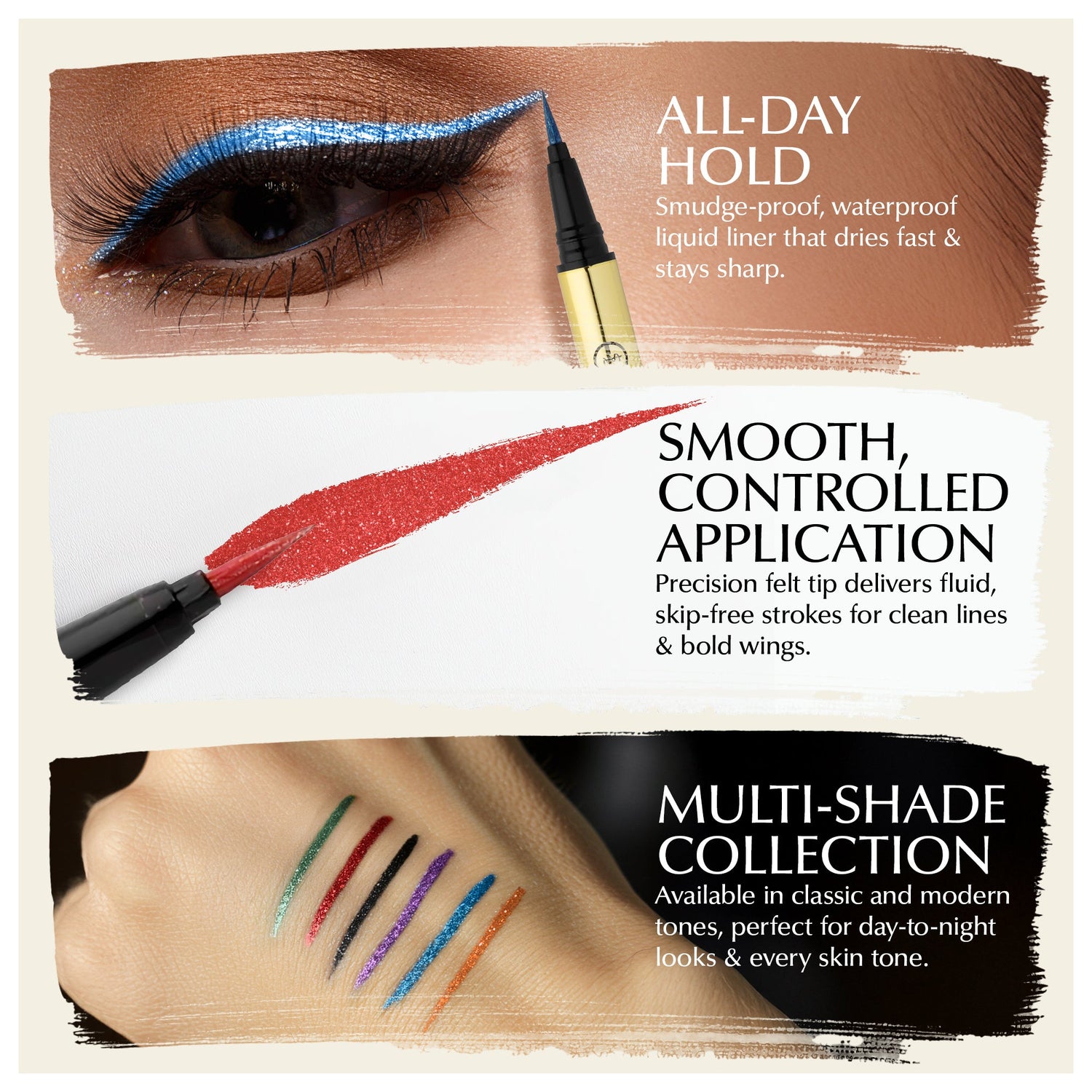Waterproof Liquid Eyeliner Pen – Vegan, Gluten-Free, Smudge-Proof Precision in Matte &amp; Shimmer Shades by EpiLynx