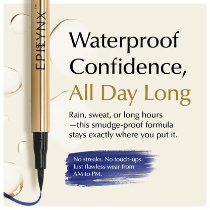 Waterproof Liquid Eyeliner Pen – Vegan, Gluten-Free, Smudge-Proof Precision in Matte &amp; Shimmer Shades by EpiLynx