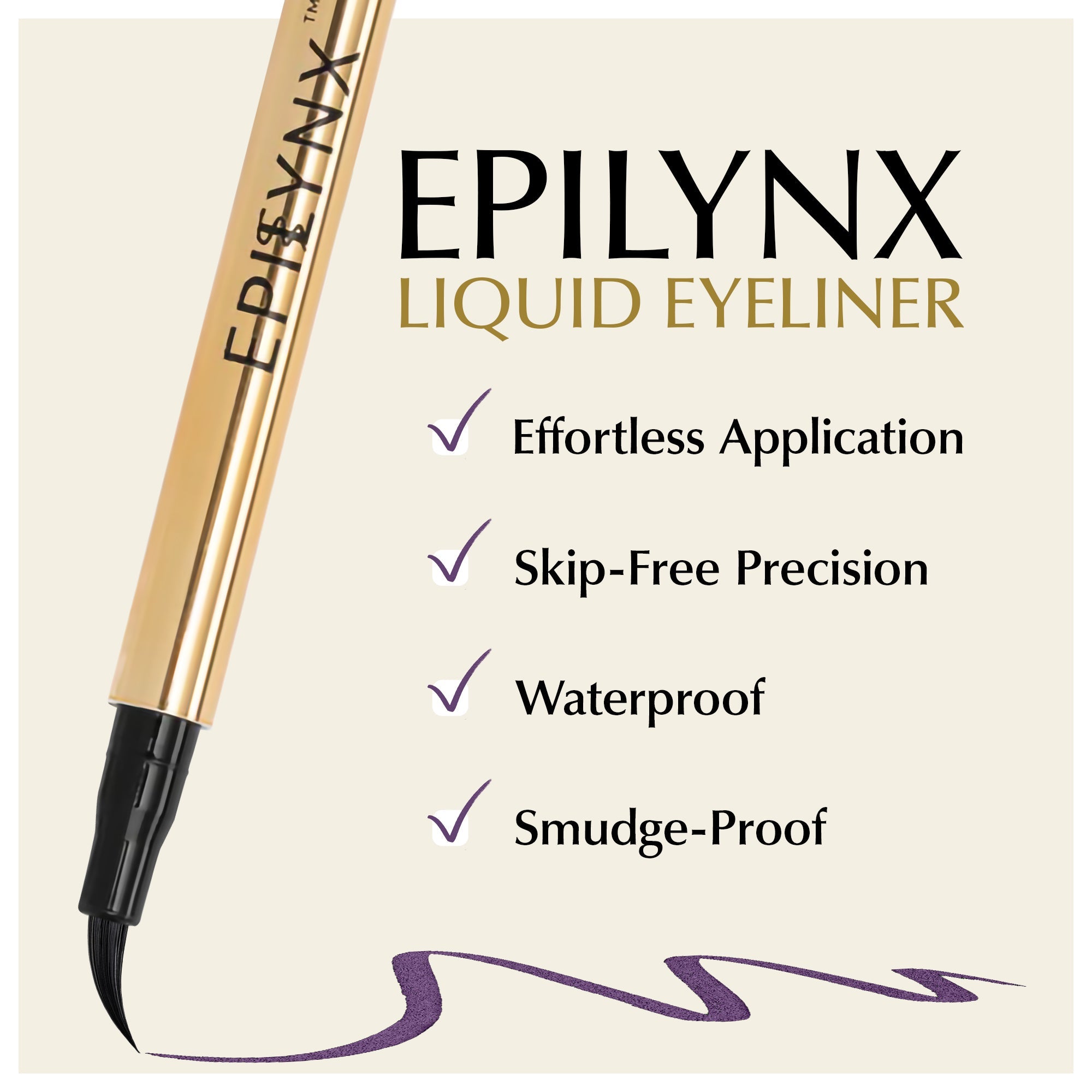Waterproof Liquid Eyeliner Pen – Vegan, Gluten-Free, Smudge-Proof Precision in Matte &amp; Shimmer Shades by EpiLynx