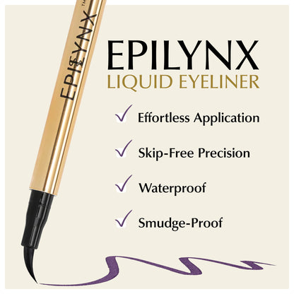 Waterproof Liquid Eyeliner Pen – Vegan, Gluten-Free, Smudge-Proof Precision in Matte &amp; Shimmer Shades by EpiLynx