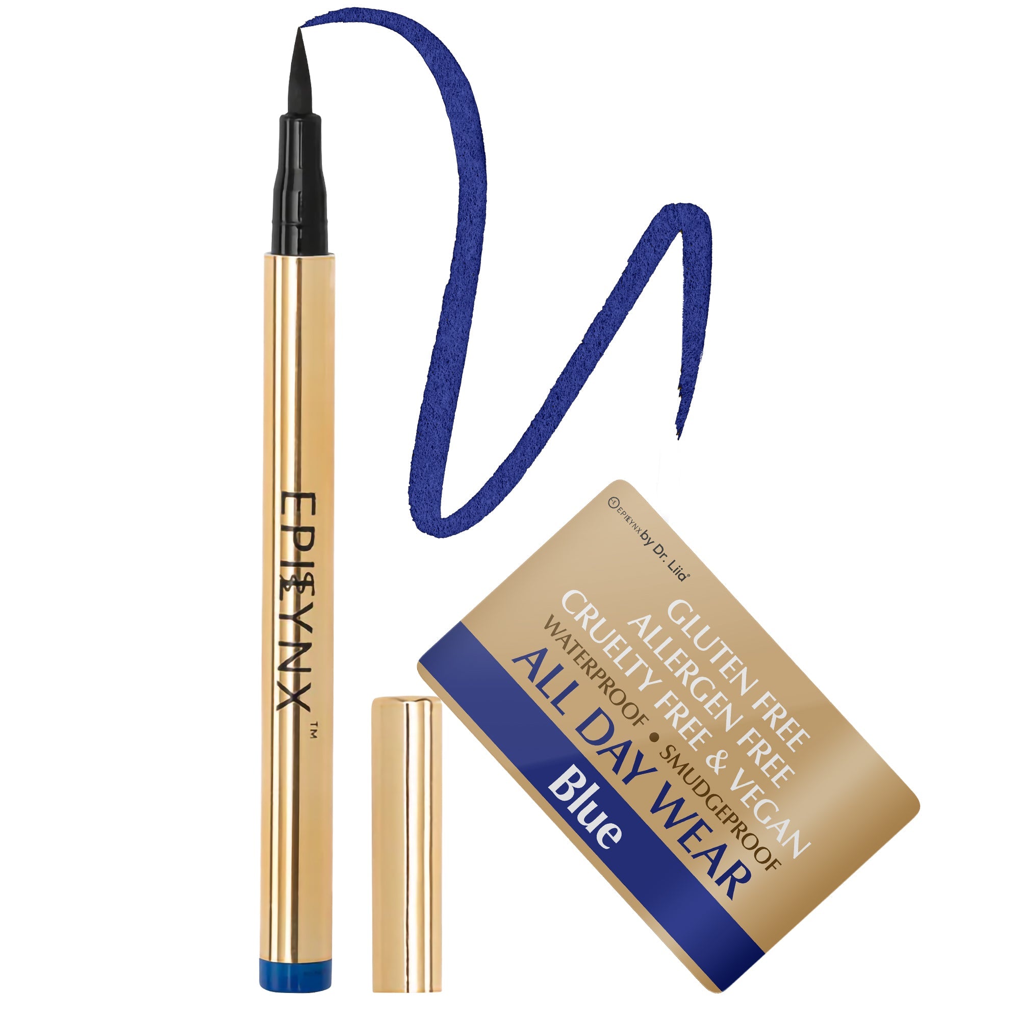 Waterproof Liquid Eyeliner Pen – Vegan, Gluten-Free, Smudge-Proof Precision in Matte &amp; Shimmer Shades by EpiLynx