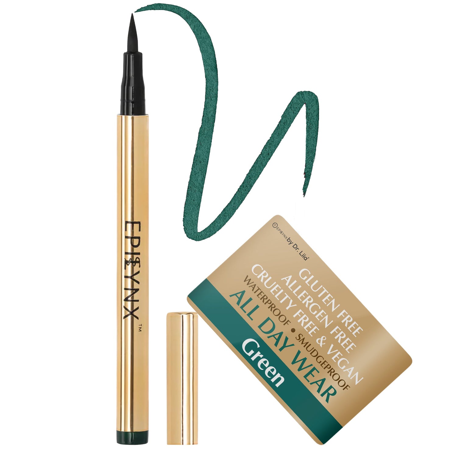 Waterproof Liquid Eyeliner Pen – Vegan, Gluten-Free, Smudge-Proof Precision in Matte &amp; Shimmer Shades by EpiLynx