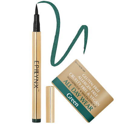 Waterproof Liquid Eyeliner Pen – Vegan, Gluten-Free, Smudge-Proof Precision in Matte &amp; Shimmer Shades by EpiLynx