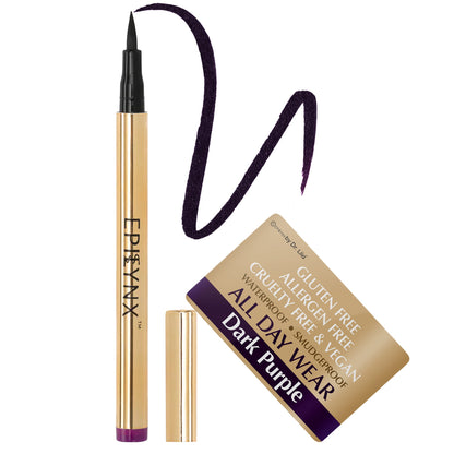 Waterproof Liquid Eyeliner Pen – Vegan, Gluten-Free, Smudge-Proof Precision in Matte &amp; Shimmer Shades by EpiLynx