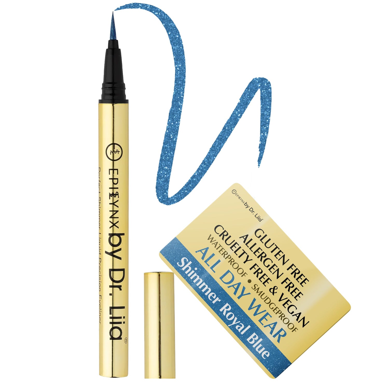Waterproof Liquid Eyeliner Pen – Vegan, Gluten-Free, Smudge-Proof Precision in Matte &amp; Shimmer Shades by EpiLynx