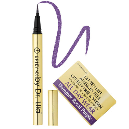 Waterproof Liquid Eyeliner Pen – Vegan, Gluten-Free, Smudge-Proof Precision in Matte &amp; Shimmer Shades by EpiLynx