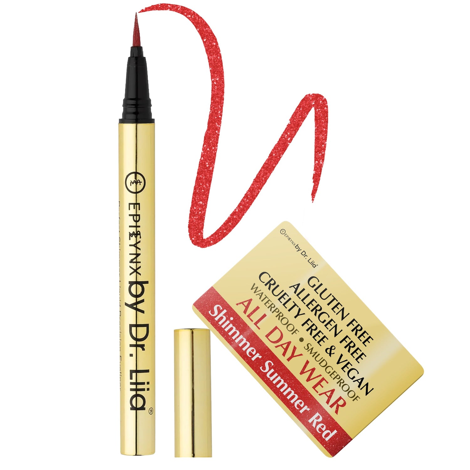 Waterproof Liquid Eyeliner Pen – Vegan, Gluten-Free, Smudge-Proof Precision in Matte &amp; Shimmer Shades by EpiLynx