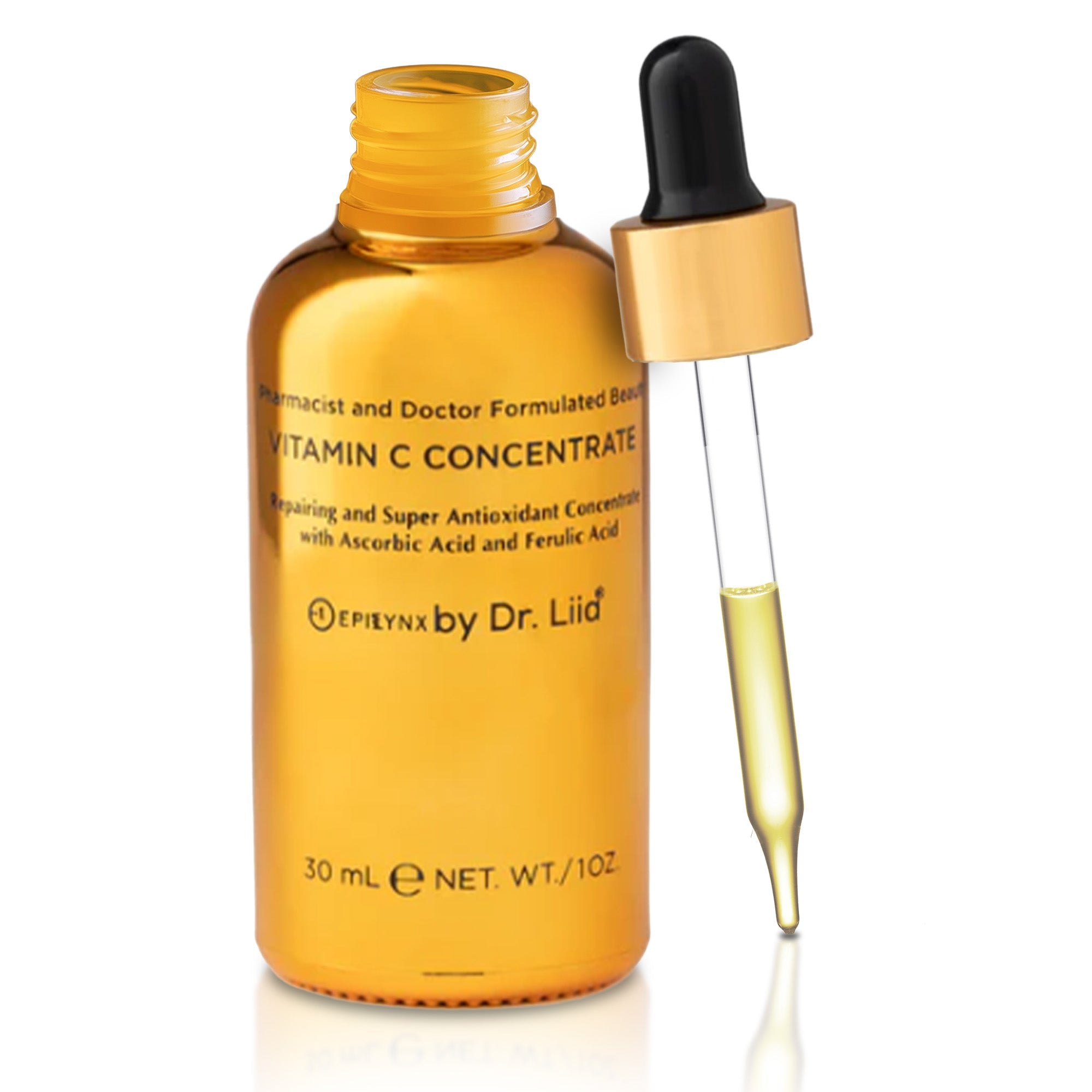Brightening Vitamin C Glow Serum for Sensitive &amp; Dry Skin – Vegan, Gluten-Free, Anti-Aging, Fragrance-Free by EpiLynx