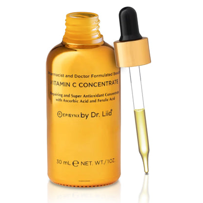 Brightening Vitamin C Glow Serum for Sensitive &amp; Dry Skin – Vegan, Gluten-Free, Anti-Aging, Fragrance-Free by EpiLynx