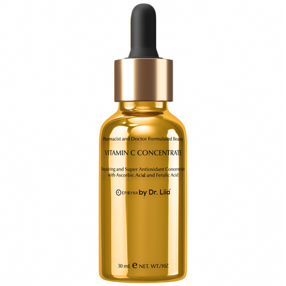 Brightening Vitamin C Glow Serum for Sensitive &amp; Dry Skin – Vegan, Gluten-Free, Anti-Aging, Fragrance-Free by EpiLynx