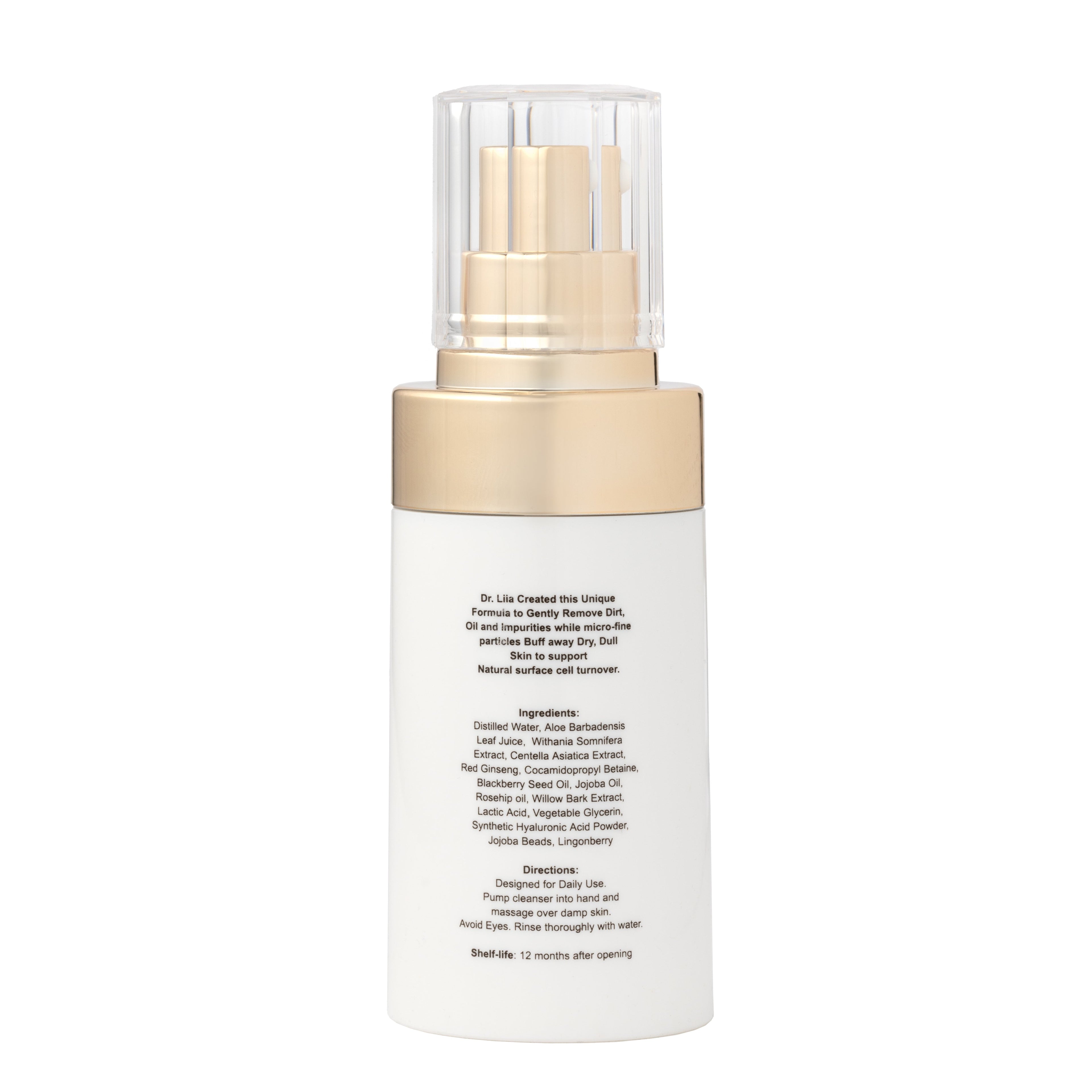 Gentle Exfoliating Face Scrub – Hyaluronic Acid, Aloe Vera &amp; Biodegradable Jojoba Beads by EpiLynx