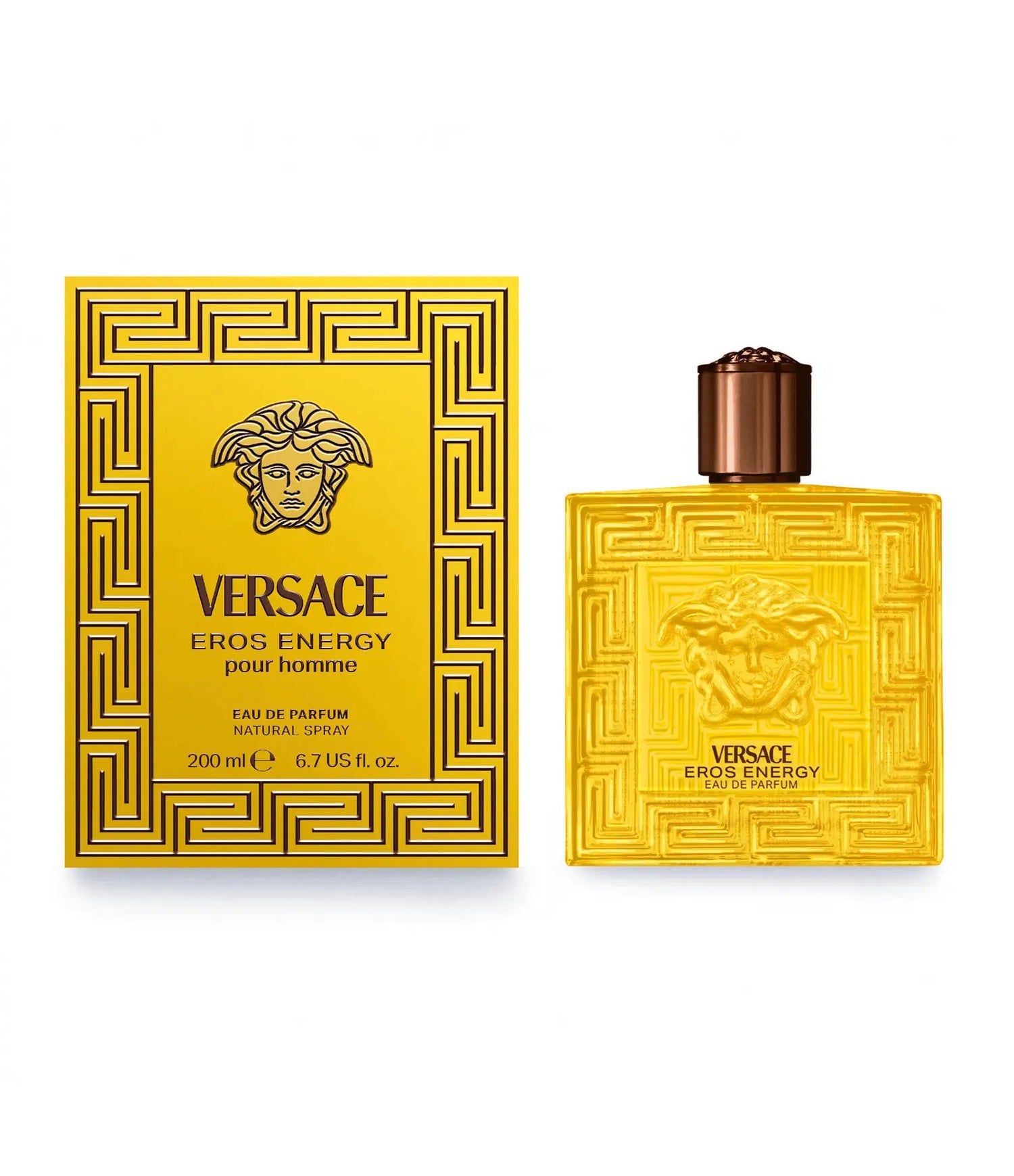Eros Energy By Versace For Men 6.7oz EDP Spray by perfumesandrea
