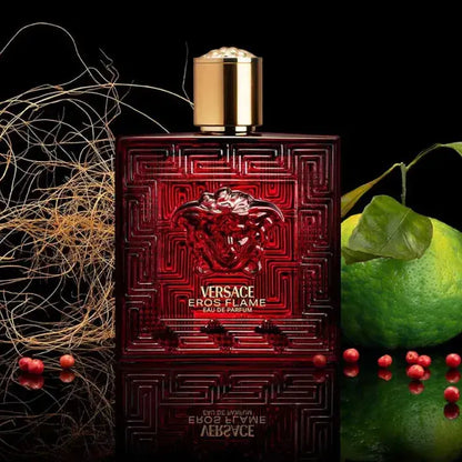 Eros Flame By Versace For Men 3Pcs Set EDP Spray by perfumesandrea