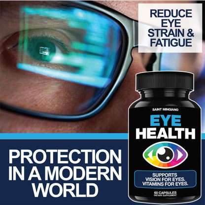 Eye Health &amp; Vision Vitamins Supplement 60 Capsules