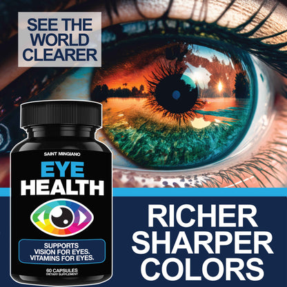 Eye Health &amp; Vision Vitamins Supplement 60 Capsules
