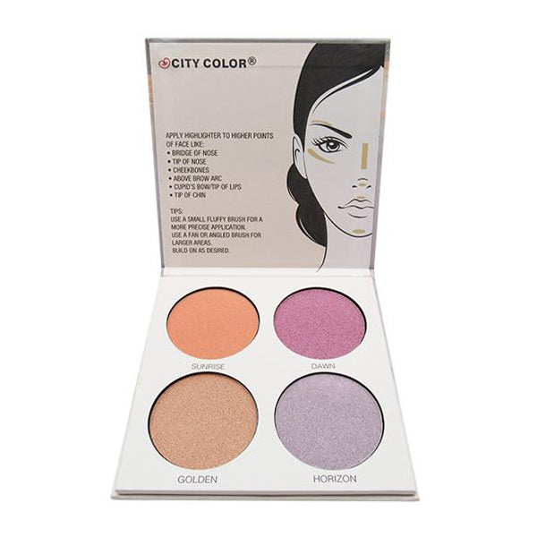 CITY COLOR Glow Pro Dawn Highlighting Palette - DestGlow