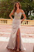 Nox Anabel F1572 Satin Sweetheart Sequin Applique Boned Waistline by DiscountDressShop