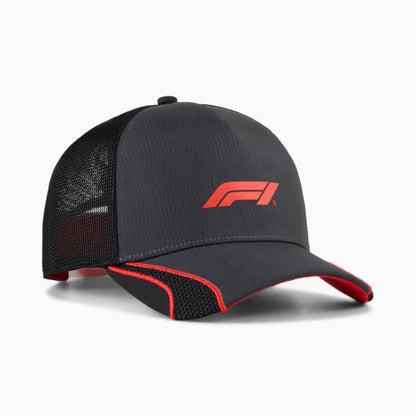 Puma F1 Racing Trucker Cap - Black by Denim Exchange