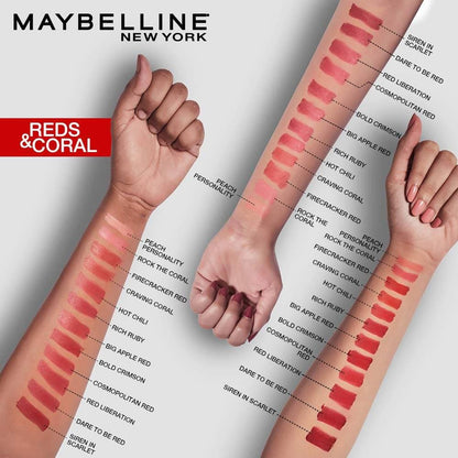Maybelline New York Color Sensational Creamy Matte Lipstick / 691 Rich Ruby by Dista
