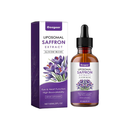 Saffron Supplement Drops, Dietary Supplement Body Therapy Body Care