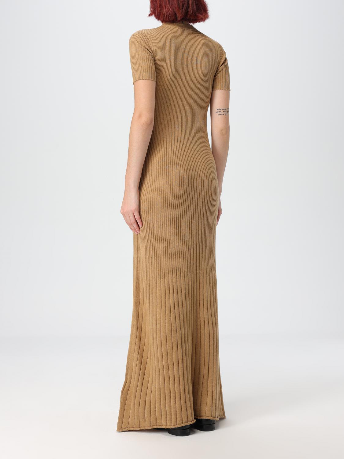 Max Mara Dress Woman Beige by Luosophy