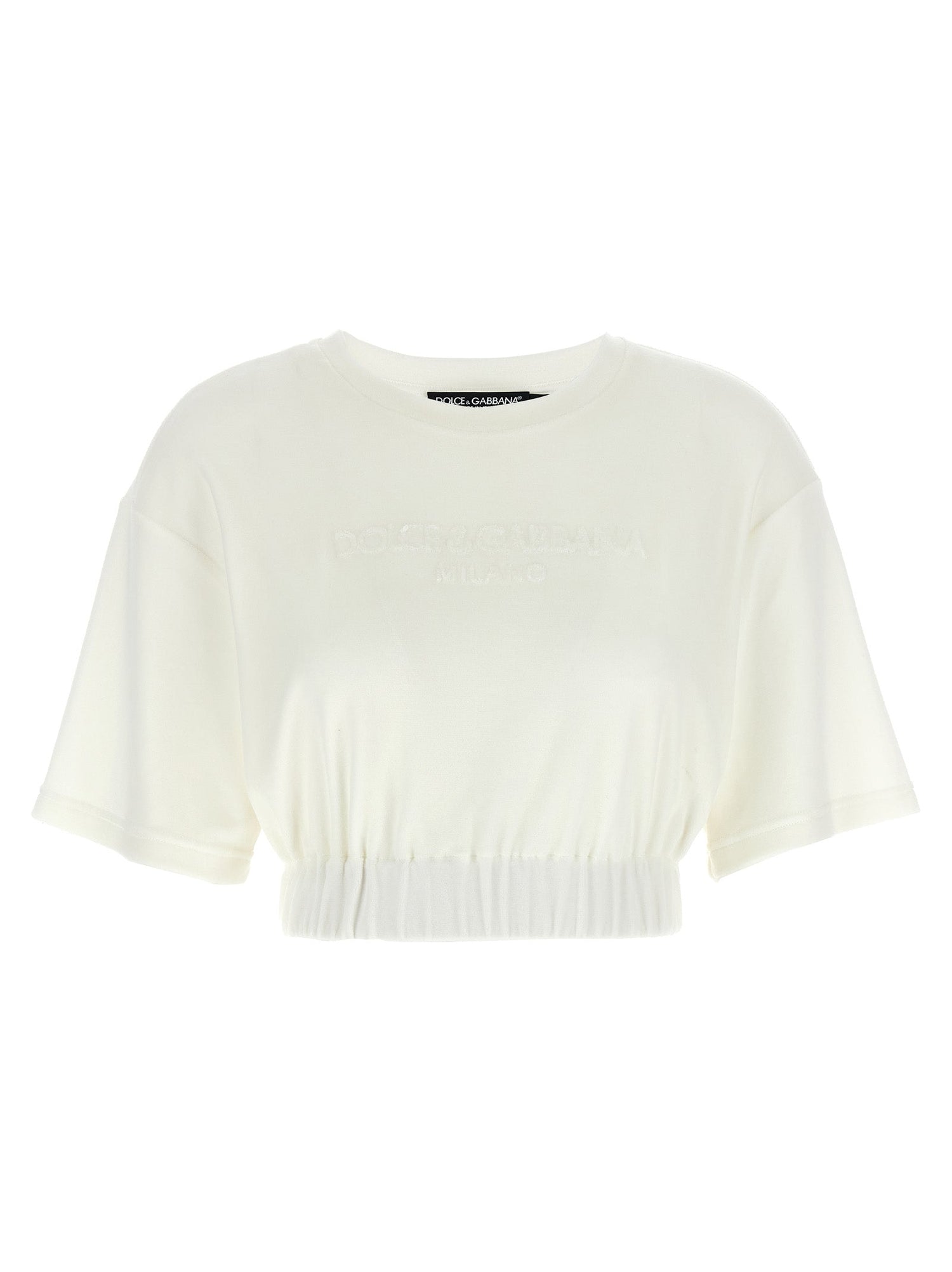 Dolce &amp; Gabbana Women Logo Chenille Top by Luosophy