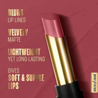 Lakme Absolute Beyond Matte Lipstick - 202 Pink Plum