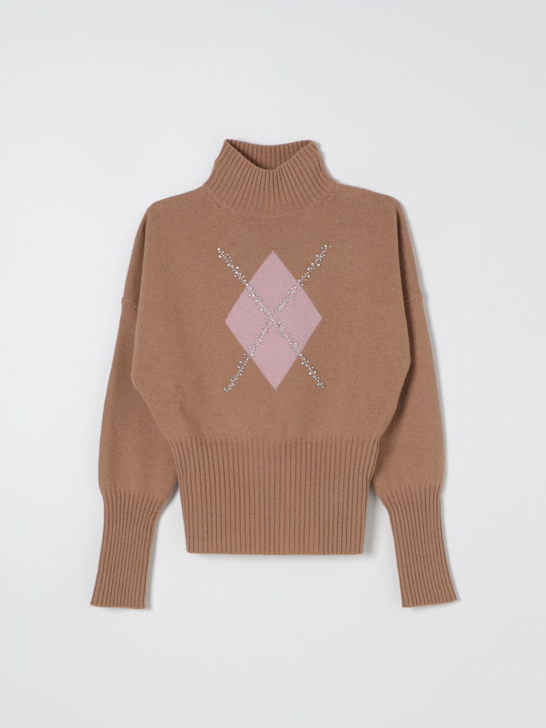 Max Mara Studio Sweater Woman Camel by Luosophy