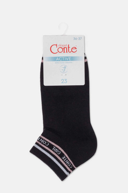 Cotton Ankle Socks Conte Active 572 - Terry Foot