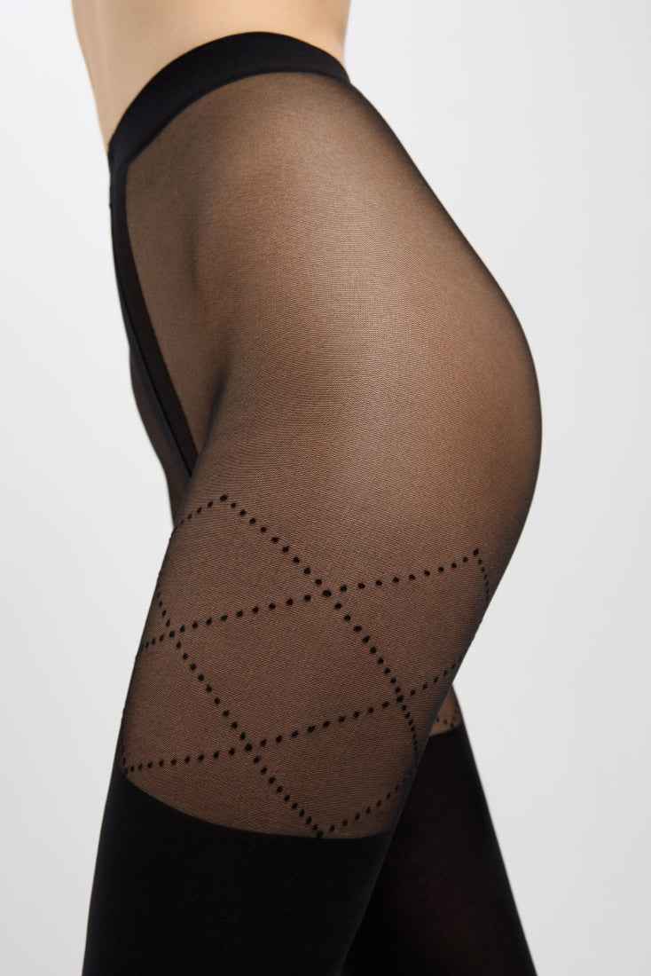 Fantasy Tights Conte Fabia - Stockings Imitation and Lacing